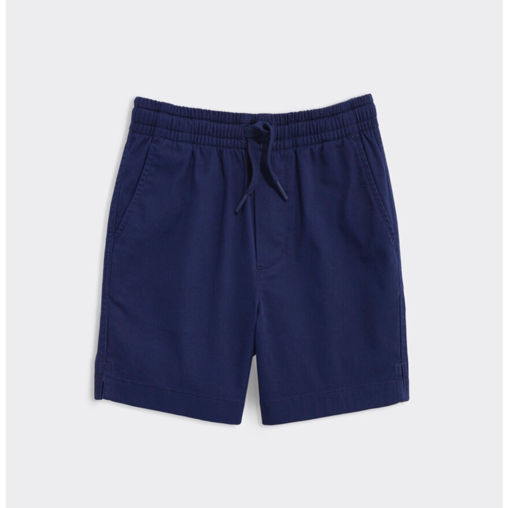 Vineyard Vine Boys' Pull-On Chino Shorts Navy Size 8